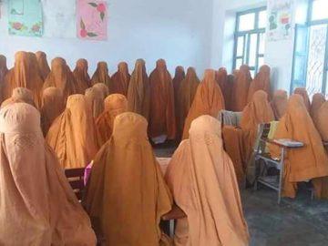 burqas to mardan school girls