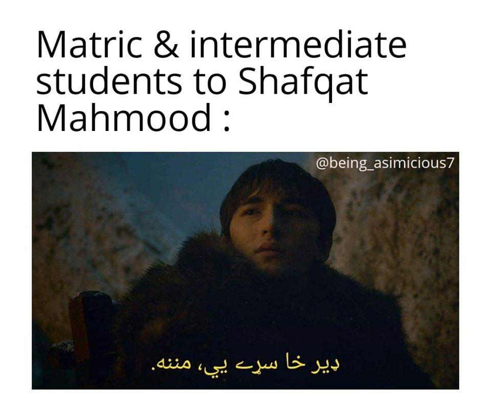 Shafqat Mehmood meme