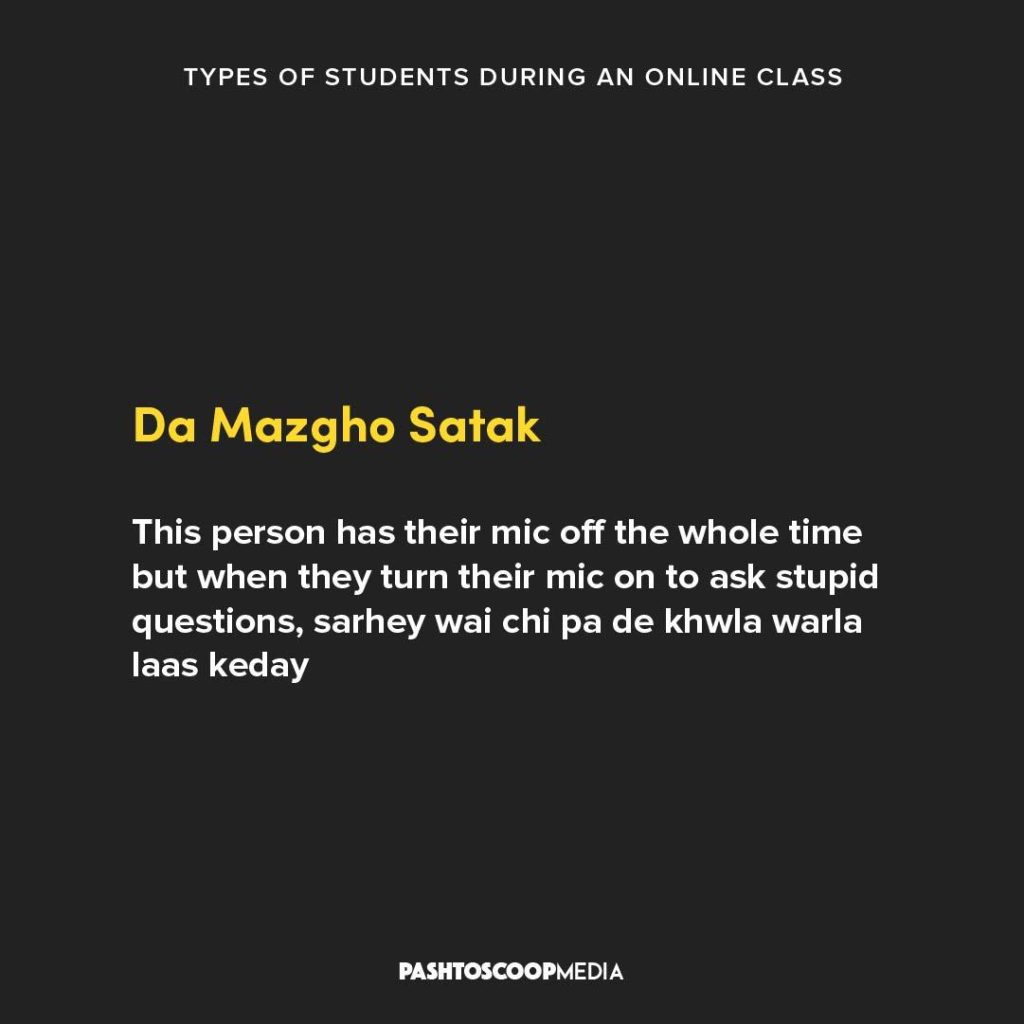 types of online class students 04