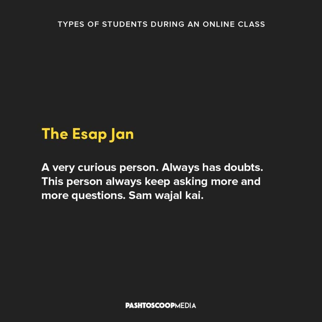 types of online class students 06
