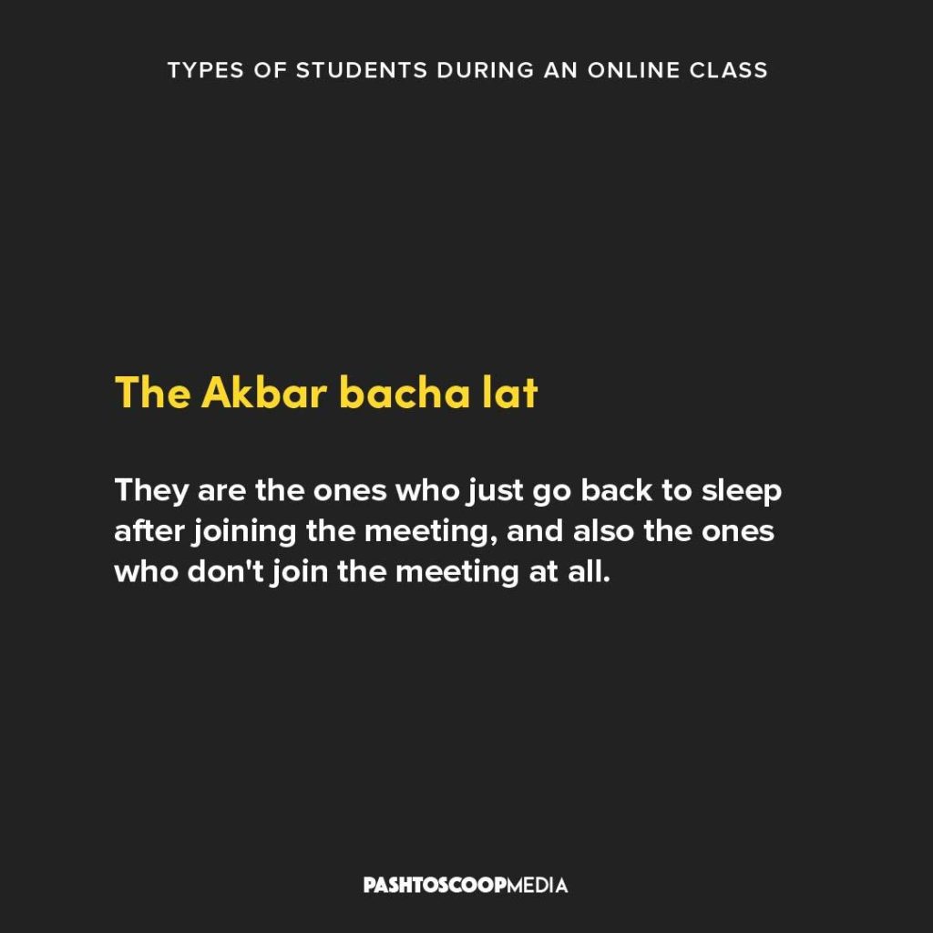 types of online class students 10
